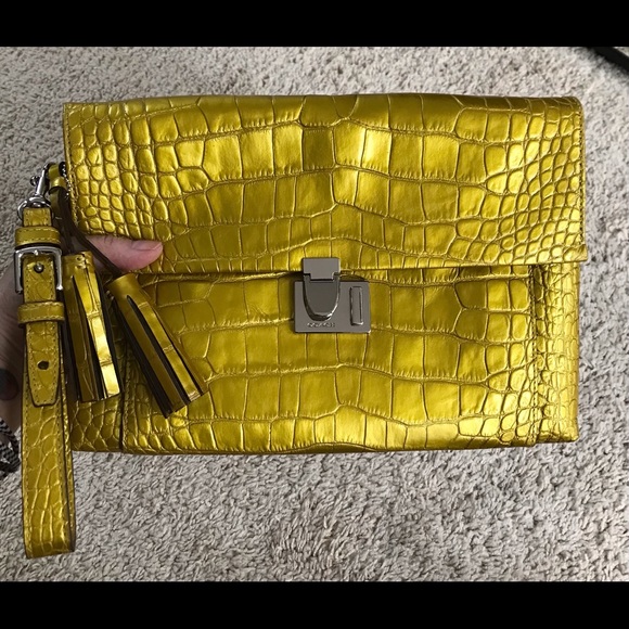 Beautiful Coach Leather Clutch. EUC - Picture 2 of 6
